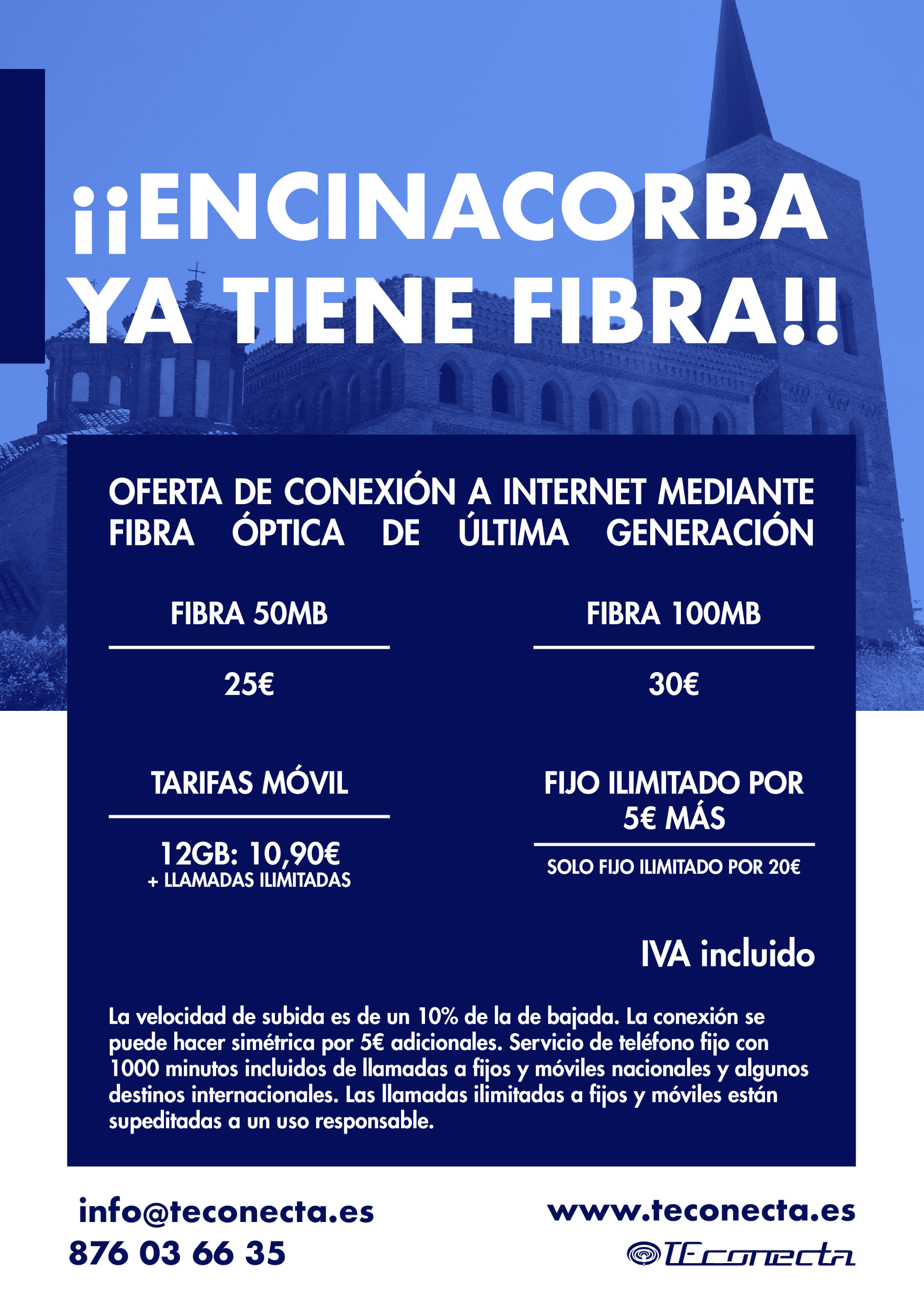 Tarifas Fibra Óptica