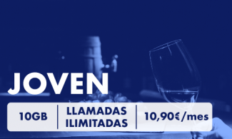 Tarifa Joven: 10GB + Llamadas Ilimitadas nacionales por 10,90€/mes