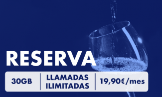 Tarifa Reserva: 30GB + Llamadas Ilimitadas por 19,90€/mes